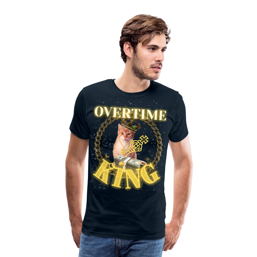 Overtime King Men's Premium T-Shirt - deep navy