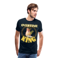 Load image into Gallery viewer, Overtime King Men&#39;s Premium T-Shirt - deep navy