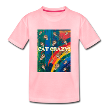 Load image into Gallery viewer, CAT CRAZY Toddler Premium T-Shirt - pink