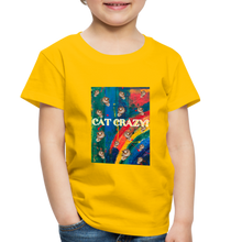 Load image into Gallery viewer, CAT CRAZY Toddler Premium T-Shirt - sun yellow