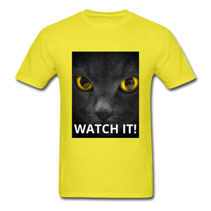 WATCH IT! Men's T-Shirt - yellow