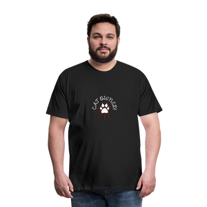 OWNED! Men's Premium T-Shirt (white print) - black