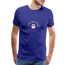 Load image into Gallery viewer, OWNED! Men&#39;s Premium T-Shirt (white print) - royal blue