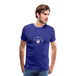 OWNED! Men's Premium T-Shirt (white print) - royal blue