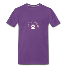 Load image into Gallery viewer, OWNED! Men&#39;s Premium T-Shirt (white print) - purple