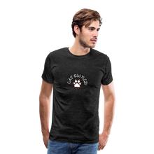 Load image into Gallery viewer, OWNED! Men&#39;s Premium T-Shirt (white print) - charcoal grey