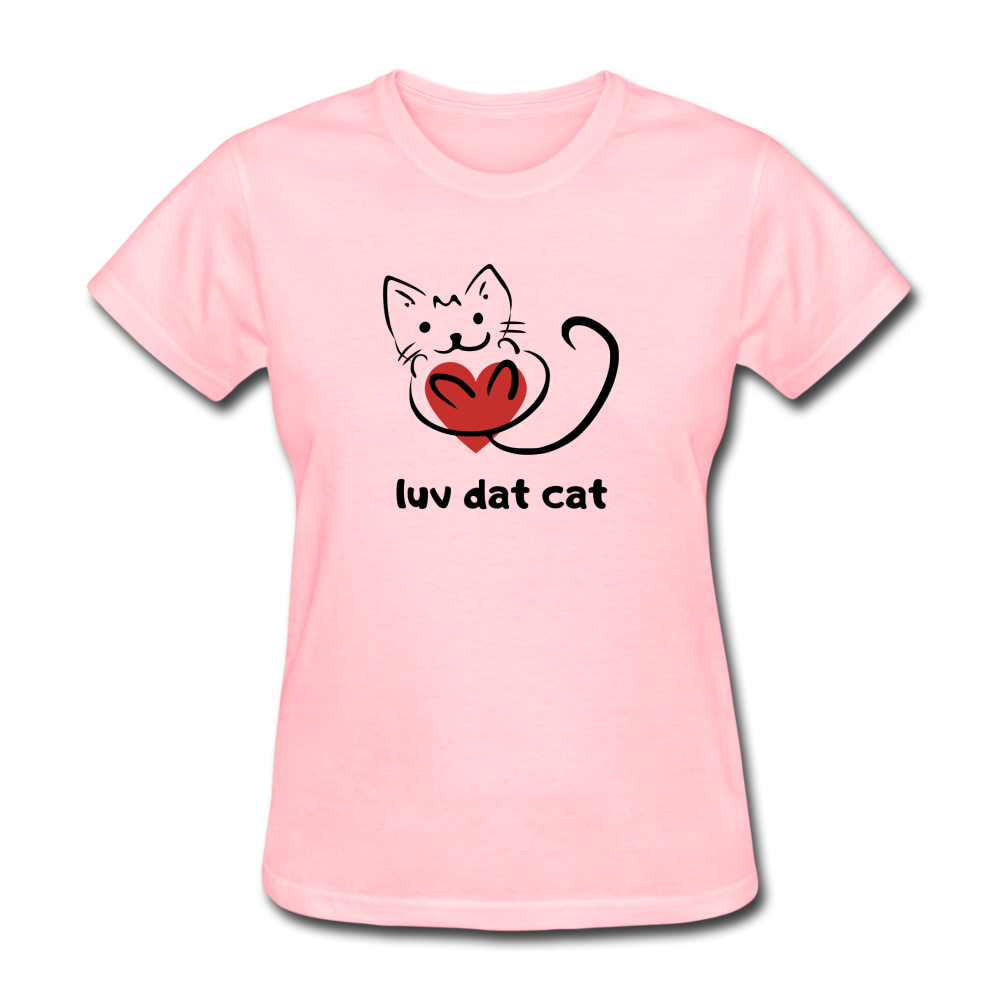 Official Luv Dat Cat Women's Premium Organic T-Shirt - pink