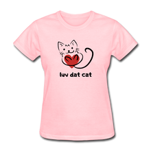 Load image into Gallery viewer, Official Luv Dat Cat Women&#39;s Premium Organic T-Shirt - pink
