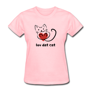Official Luv Dat Cat Women's Premium Organic T-Shirt - pink