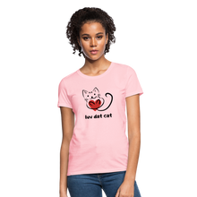 Load image into Gallery viewer, Official Luv Dat Cat Women&#39;s Premium Organic T-Shirt - pink