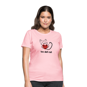 Official Luv Dat Cat Women's Premium Organic T-Shirt - pink
