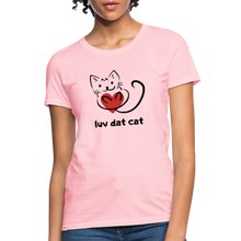 Load image into Gallery viewer, Official Luv Dat Cat Women&#39;s Premium Organic T-Shirt - pink