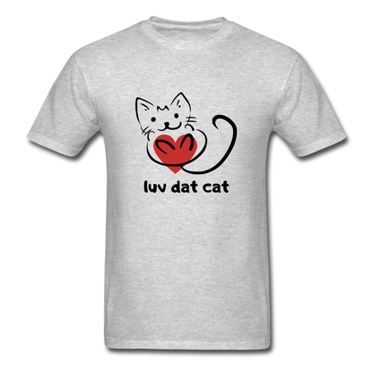 Official Luv Dat Cat Men's T-Shirt - heather gray