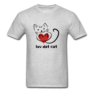 Official Luv Dat Cat Men's T-Shirt - heather gray