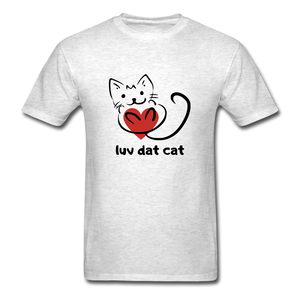 Official Luv Dat Cat Men's T-Shirt - light heather gray