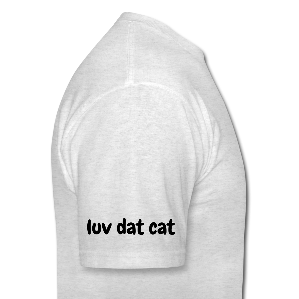 Official Luv Dat Cat Men's T-Shirt - light heather gray
