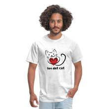 Load image into Gallery viewer, Official Luv Dat Cat Men&#39;s T-Shirt - light heather gray