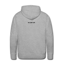 Load image into Gallery viewer, Official Luv Dat Cat Men&#39;s Premium Hoodie - heather grey