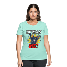 Load image into Gallery viewer, IT WAS ME! Women&#39;s Curvy T-Shirt - mint
