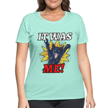 Load image into Gallery viewer, IT WAS ME! Women&#39;s Curvy T-Shirt - mint