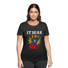Load image into Gallery viewer, IT WAS ME! Women&#39;s Curvy T-Shirt - deep heather